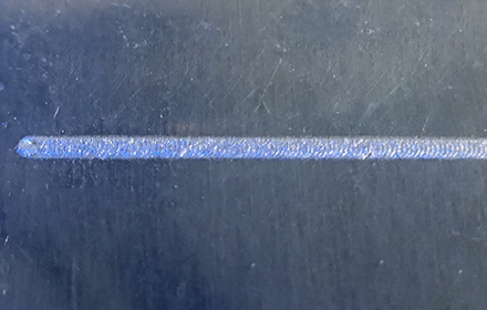 Laser welding effect